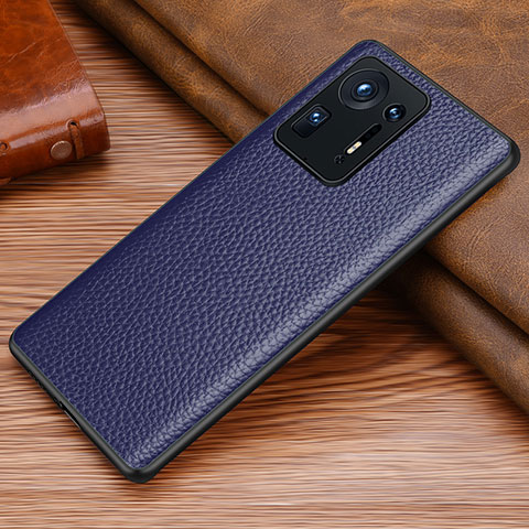 Handyhülle Hülle Luxus Leder Schutzhülle DL1 für Xiaomi Mi Mix 4 5G Blau