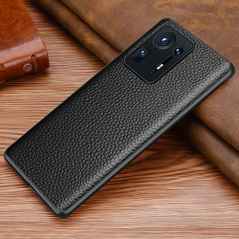 Handyhülle Hülle Luxus Leder Schutzhülle DL1 für Xiaomi Mi Mix 4 5G Schwarz