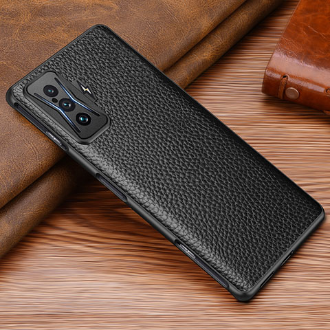 Handyhülle Hülle Luxus Leder Schutzhülle DL1 für Xiaomi Poco F4 GT 5G Schwarz