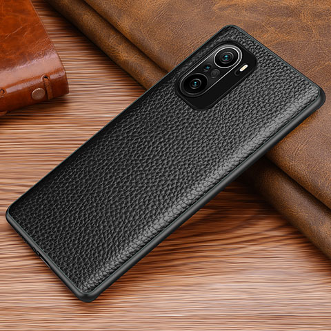 Handyhülle Hülle Luxus Leder Schutzhülle DL1 für Xiaomi Redmi K40 Pro 5G Schwarz