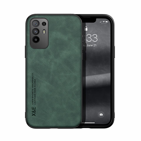 Handyhülle Hülle Luxus Leder Schutzhülle DY1 für Oppo A95 5G Grün