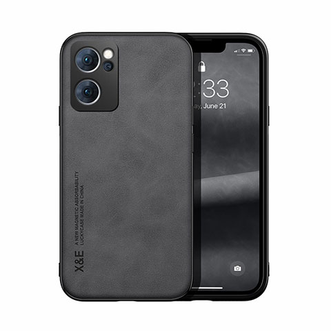 Handyhülle Hülle Luxus Leder Schutzhülle DY1 für Oppo Reno7 5G Schwarz