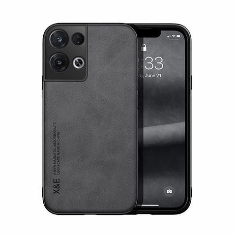 Handyhülle Hülle Luxus Leder Schutzhülle DY1 für Oppo Reno9 Pro 5G Schwarz