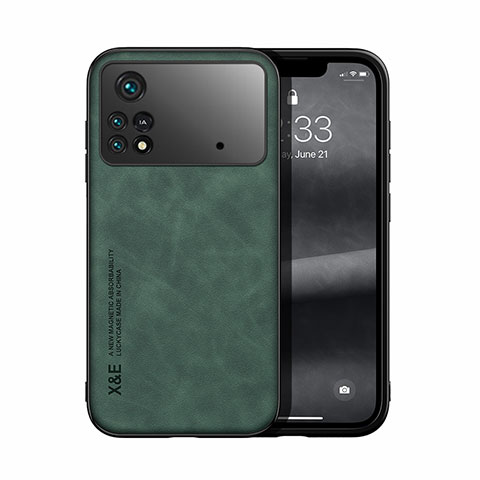 Handyhülle Hülle Luxus Leder Schutzhülle DY1 für Xiaomi Poco M4 Pro 4G Grün