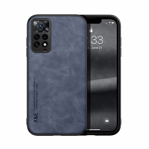 Handyhülle Hülle Luxus Leder Schutzhülle DY1 für Xiaomi Redmi Note 11 Pro 5G Blau