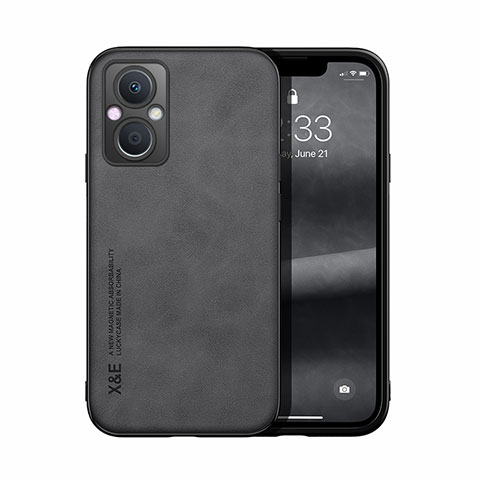 Handyhülle Hülle Luxus Leder Schutzhülle DY2 für Oppo Reno8 Lite 5G Schwarz