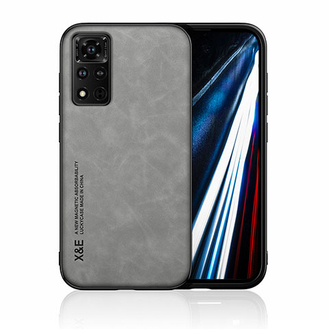 Handyhülle Hülle Luxus Leder Schutzhülle DY3 für Huawei Honor V40 5G Grau