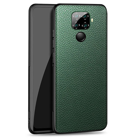 Handyhülle Hülle Luxus Leder Schutzhülle für Huawei Mate 30 Lite Grün