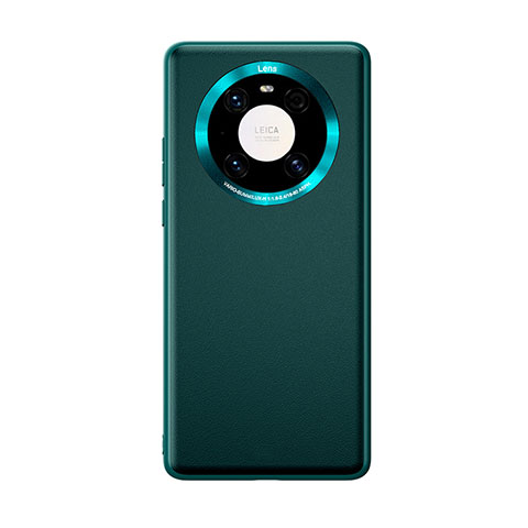 Handyhülle Hülle Luxus Leder Schutzhülle für Huawei Mate 40 Pro Cyan