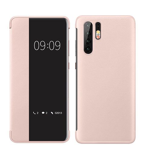 Handyhülle Hülle Luxus Leder Schutzhülle für Huawei P30 Pro New Edition Rosegold