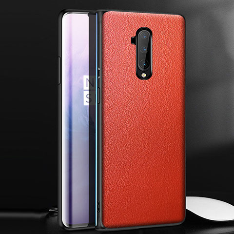 Handyhülle Hülle Luxus Leder Schutzhülle für OnePlus 7T Pro 5G Rot