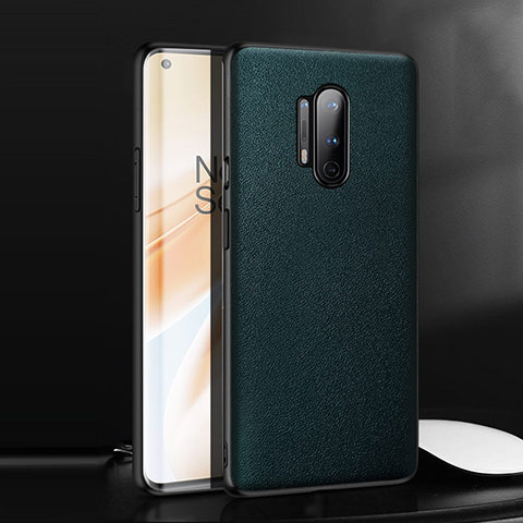 Handyhülle Hülle Luxus Leder Schutzhülle für OnePlus 8 Pro Grün