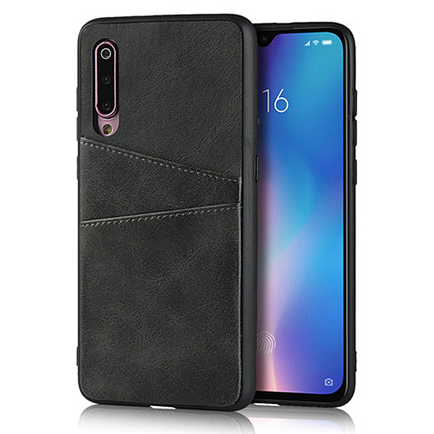 Handyhülle Hülle Luxus Leder Schutzhülle für Xiaomi Mi 9 SE Schwarz