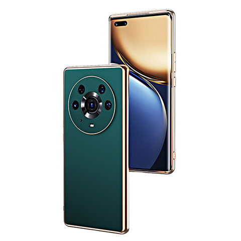 Handyhülle Hülle Luxus Leder Schutzhülle GS2 für Huawei Honor Magic3 Pro 5G Grün