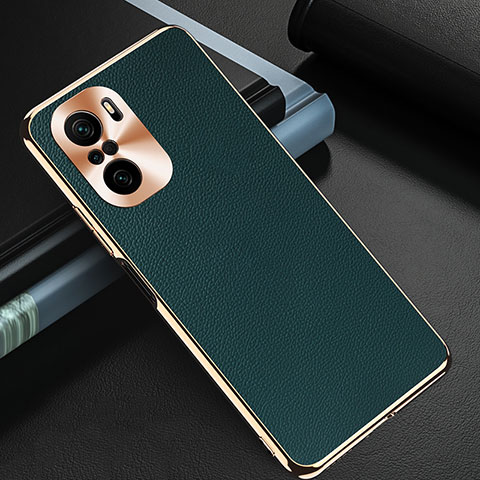 Handyhülle Hülle Luxus Leder Schutzhülle GS2 für Xiaomi Redmi K40 Pro+ Plus 5G Grün