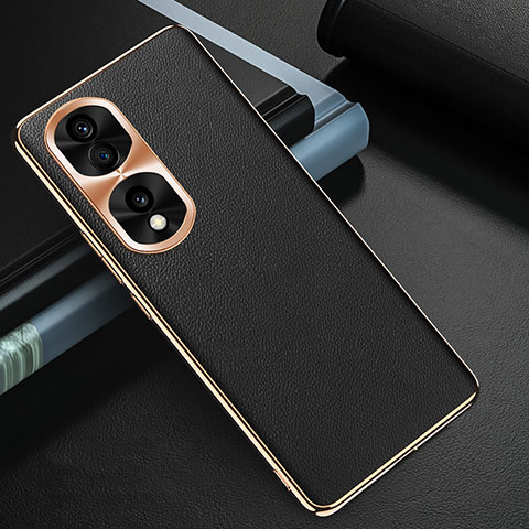 Handyhülle Hülle Luxus Leder Schutzhülle GS3 für Huawei Honor 70 Pro+ Plus 5G Schwarz