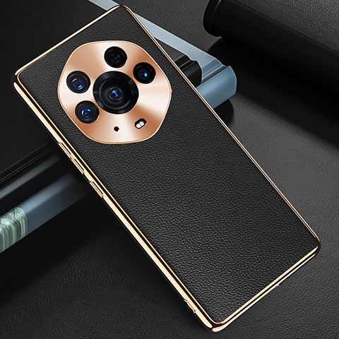 Handyhülle Hülle Luxus Leder Schutzhülle GS3 für Huawei Honor Magic3 Pro+ Plus 5G Schwarz