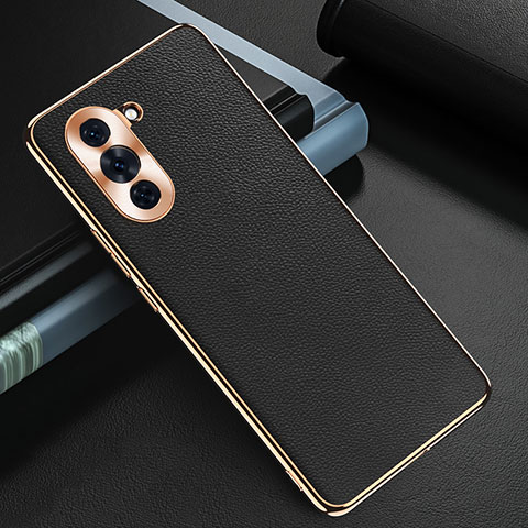 Handyhülle Hülle Luxus Leder Schutzhülle GS3 für Huawei Nova 10 Pro Schwarz