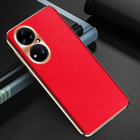 Handyhülle Hülle Luxus Leder Schutzhülle GS3 für Huawei P50e Rot