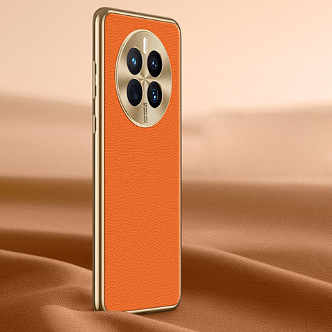 Handyhülle Hülle Luxus Leder Schutzhülle JB1 für Huawei Mate 50 Orange