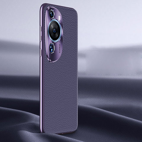 Handyhülle Hülle Luxus Leder Schutzhülle JB2 für Huawei P60 Art Violett