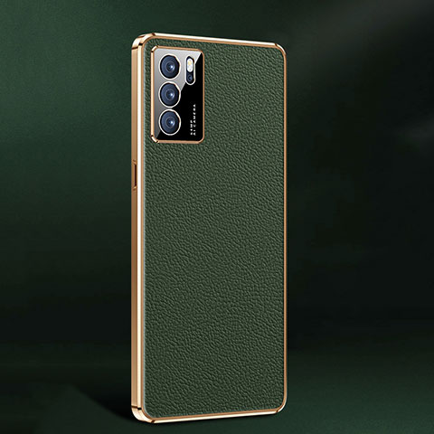 Handyhülle Hülle Luxus Leder Schutzhülle JB2 für Oppo Reno6 5G Grün