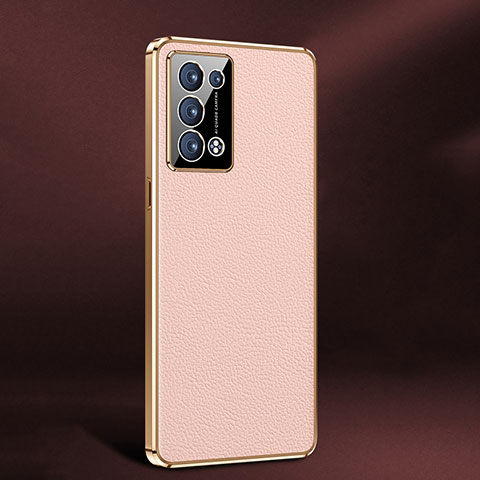 Handyhülle Hülle Luxus Leder Schutzhülle JB2 für Oppo Reno6 Pro 5G Rosa