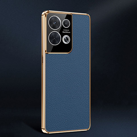 Handyhülle Hülle Luxus Leder Schutzhülle JB2 für Oppo Reno8 5G Blau