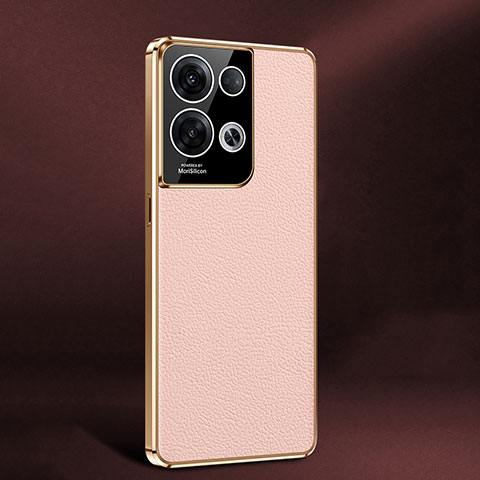 Handyhülle Hülle Luxus Leder Schutzhülle JB2 für Oppo Reno8 Pro 5G Rosa