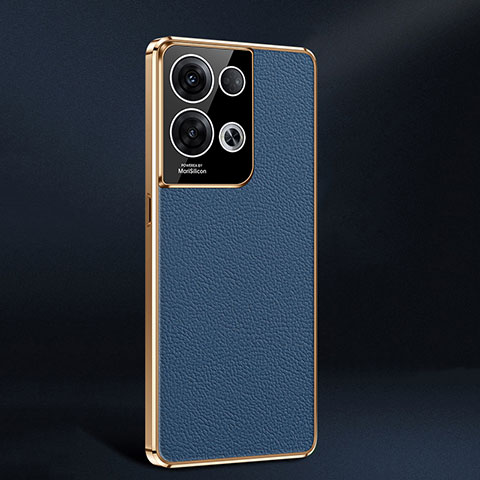 Handyhülle Hülle Luxus Leder Schutzhülle JB2 für Oppo Reno8 Pro+ Plus 5G Blau