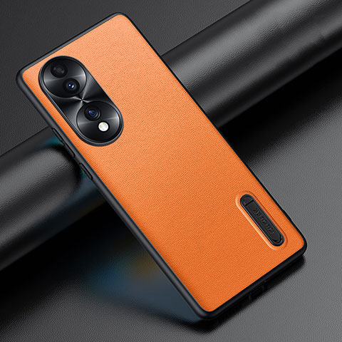 Handyhülle Hülle Luxus Leder Schutzhülle JB3 für Huawei Honor 70 5G Orange