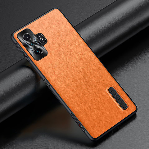 Handyhülle Hülle Luxus Leder Schutzhülle JB3 für Xiaomi Redmi K50 Gaming AMG F1 5G Orange