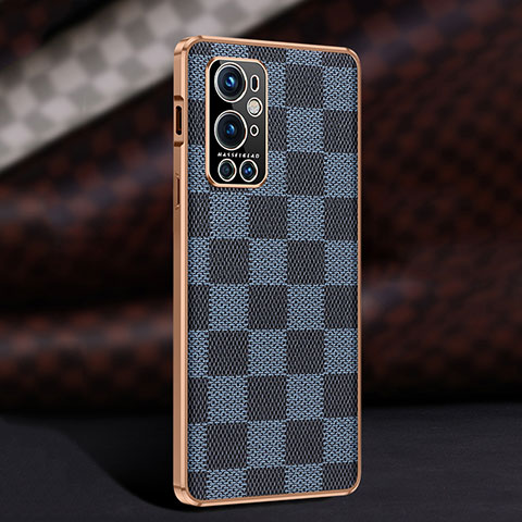 Handyhülle Hülle Luxus Leder Schutzhülle JB4 für OnePlus 9 Pro 5G Blau