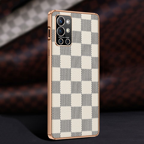 Handyhülle Hülle Luxus Leder Schutzhülle JB4 für OnePlus 9R 5G Weiß