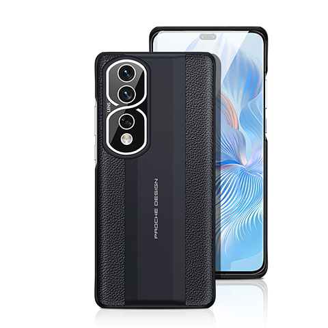 Handyhülle Hülle Luxus Leder Schutzhülle JB5 für Huawei Honor 80 Pro Flat 5G Schwarz