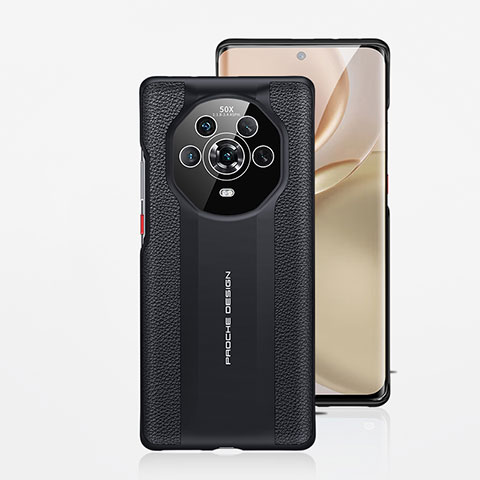 Handyhülle Hülle Luxus Leder Schutzhülle JB5 für Huawei Honor Magic3 Pro+ Plus 5G Schwarz