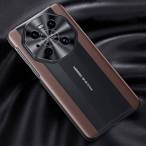 Handyhülle Hülle Luxus Leder Schutzhülle JB5 für Huawei Mate 40 Pro Braun