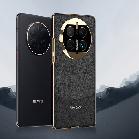 Handyhülle Hülle Luxus Leder Schutzhülle JB5 für Huawei Mate 50 Pro Schwarz