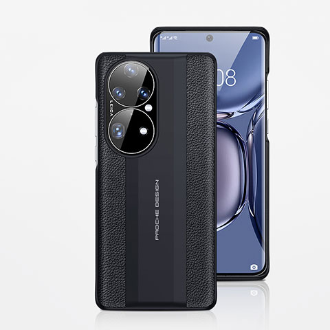 Handyhülle Hülle Luxus Leder Schutzhülle JB5 für Huawei P50 Schwarz