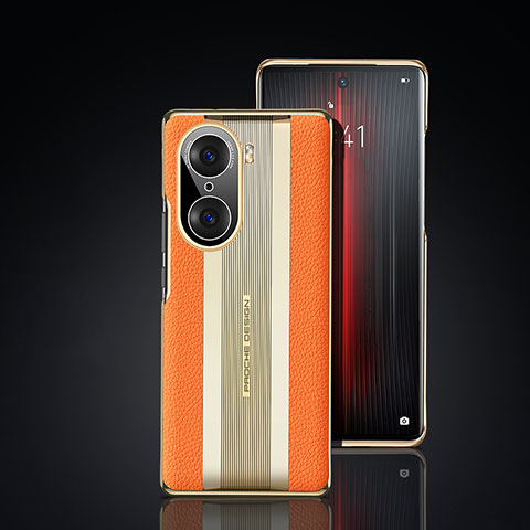 Handyhülle Hülle Luxus Leder Schutzhülle JB6 für Huawei Honor 60 5G Orange