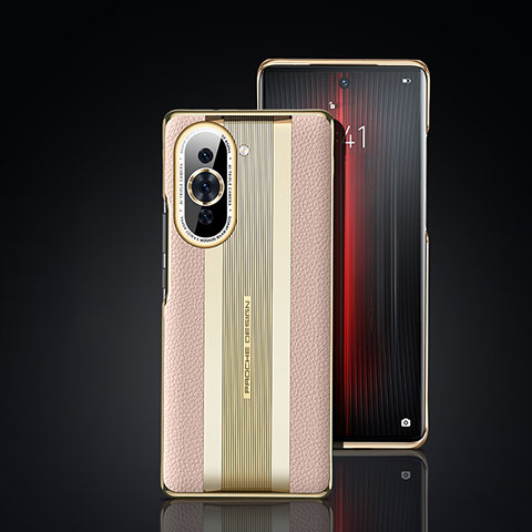 Handyhülle Hülle Luxus Leder Schutzhülle JB6 für Huawei Nova 10 Gold