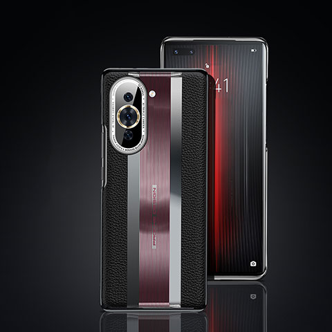 Handyhülle Hülle Luxus Leder Schutzhülle JB6 für Huawei Nova 10 Pro Schwarz