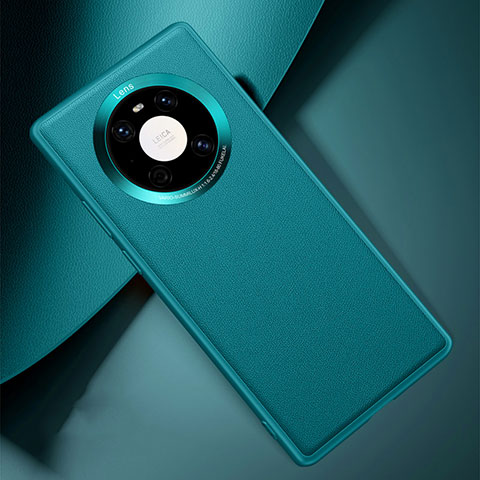 Handyhülle Hülle Luxus Leder Schutzhülle L03 für Huawei Mate 40 Cyan