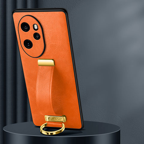 Handyhülle Hülle Luxus Leder Schutzhülle LD1 für Huawei Honor 100 Pro 5G Orange