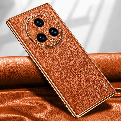 Handyhülle Hülle Luxus Leder Schutzhülle LD1 für Huawei Honor Magic5 5G Orange