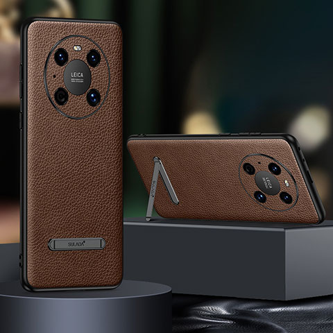 Handyhülle Hülle Luxus Leder Schutzhülle LD1 für Huawei Mate 40 Pro Braun