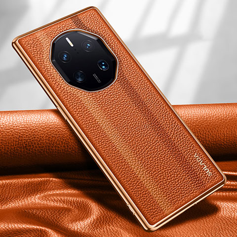 Handyhülle Hülle Luxus Leder Schutzhülle LD1 für Huawei Mate 50 RS Orange