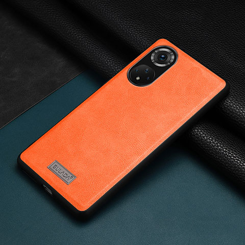 Handyhülle Hülle Luxus Leder Schutzhülle LD1 für Huawei Nova 9 Orange