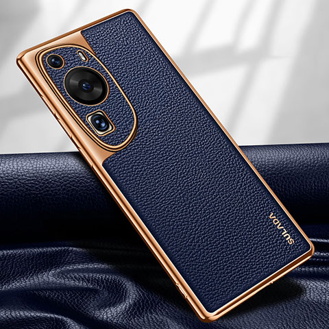 Handyhülle Hülle Luxus Leder Schutzhülle LD1 für Huawei P60 Art Blau