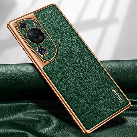 Handyhülle Hülle Luxus Leder Schutzhülle LD1 für Huawei P60 Art Grün